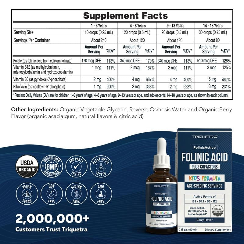 Nuvelle Kids Folinic Drops